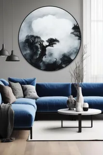 家居装饰水墨画家装背景 家居装饰水墨画家装背景