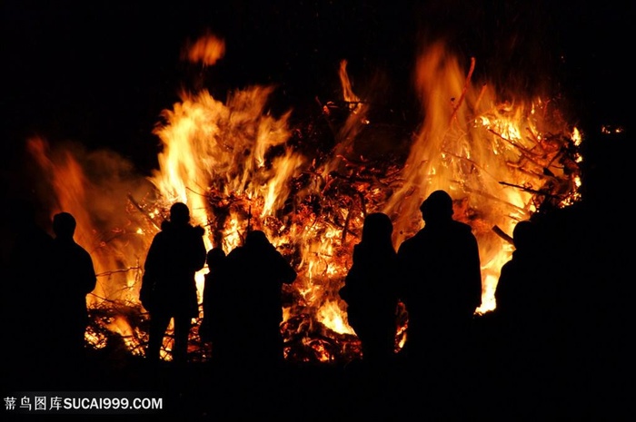 森林火灾高清图片