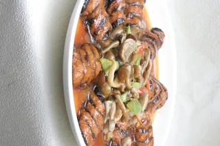 珍菌扒茄龙 28元