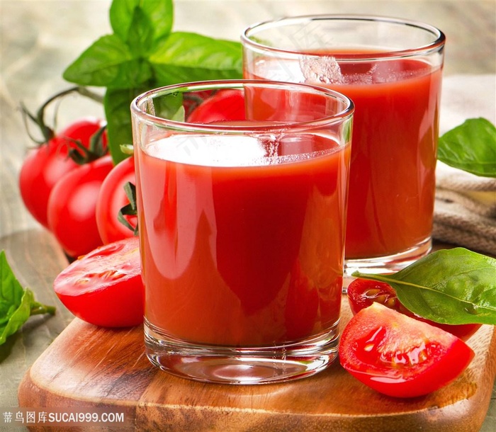 番茄汁美食图片