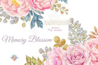 淡雅花式背景图片