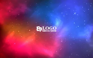 矢量彩色明亮宇宙背景