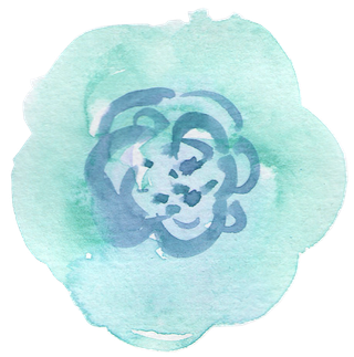 唯美森系手绘水彩花朵 免抠