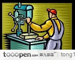 彩色人物版画