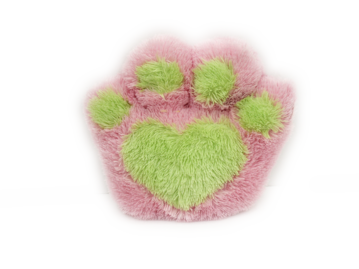 免抠png素材 粉色熊掌儿童毛绒玩具 超市促销宣传 商品实拍