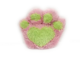 免抠png素材 粉色熊掌儿童毛绒玩具 超市促销宣传 商品实拍