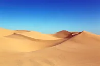 黄昏沙漠图片
