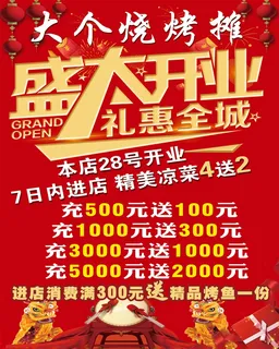 盛大开业礼惠全城