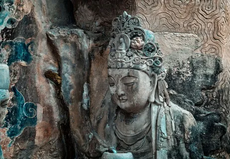 观音菩萨石雕像图片 观音菩萨石雕像图片