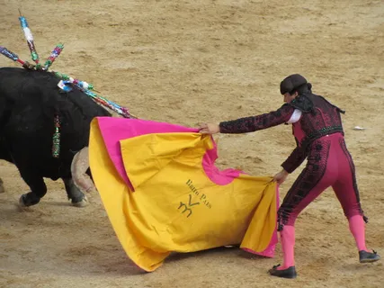 西班牙斗牛图片