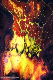 水彩时尚抽象艺术画