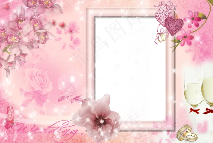 花纹相框素材图片下载