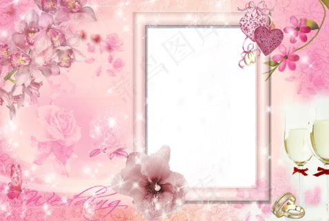 花纹相框素材图片下载