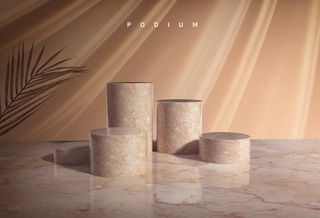 光影质感时尚电商产品场景分层背景