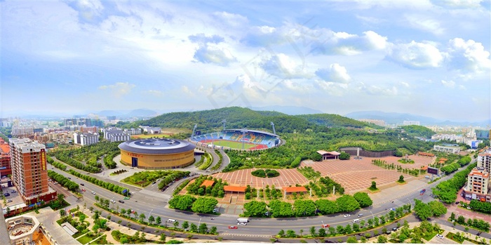 文体中心鸟瞰图