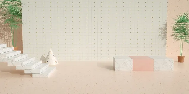 简约几何电商场展台（非企业商用）