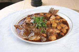 粉条豆腐焖咸鱼  