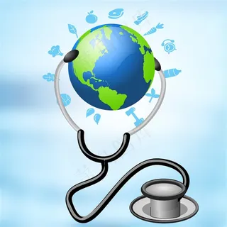 听诊器与地球