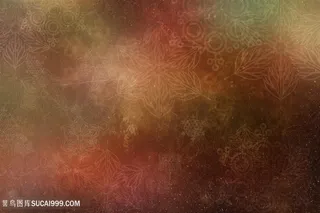 暗红色花纹底纹斑驳模糊背景