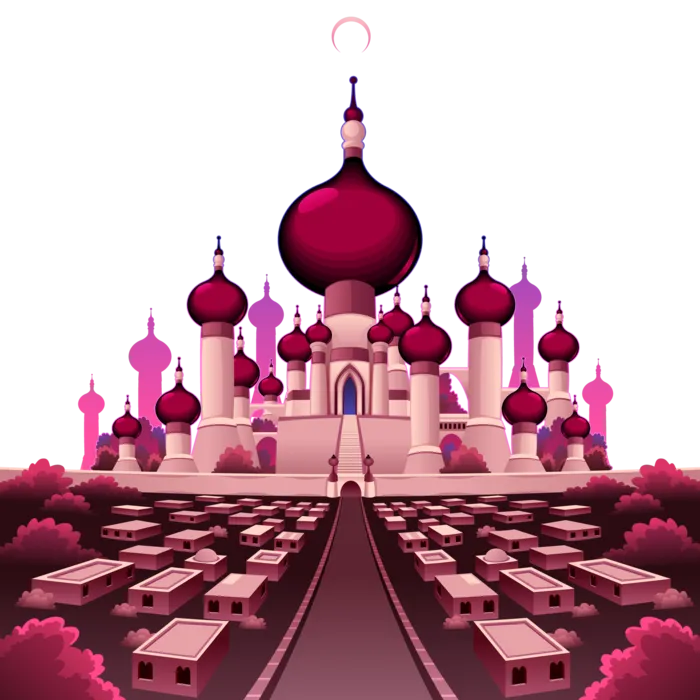 卡通风可爱城堡免扣PNG手绘插画图片 (24)