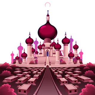 卡通风可爱城堡免扣PNG手绘插画图片 (24)