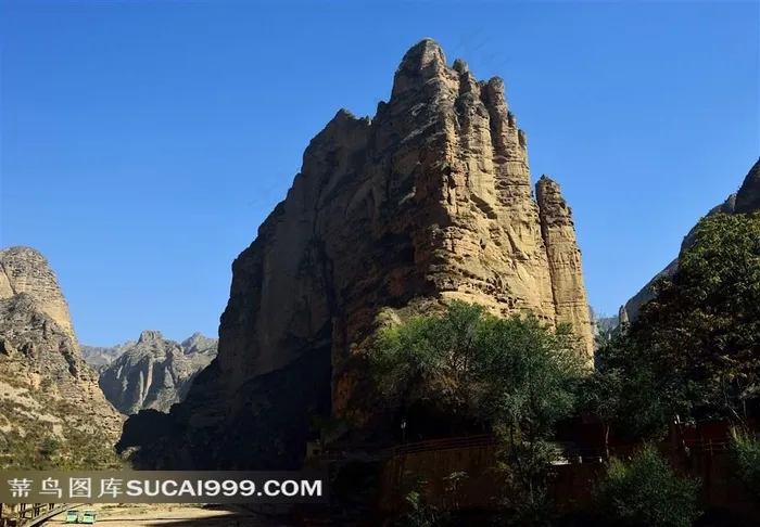 甘肃炳灵寺石林风景素材