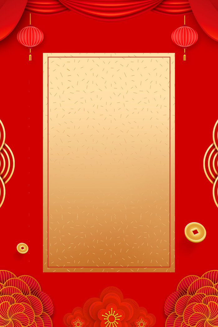 新年春节喜庆摄影楼背景图设计素材