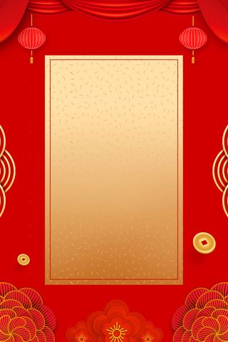 新年春节喜庆摄影楼背景图设计素材