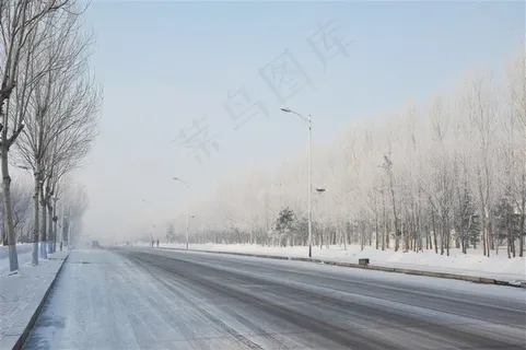 东北树挂雪景 东北树挂雪景