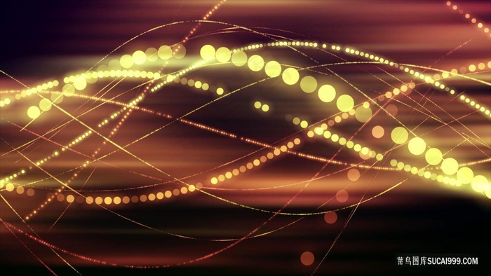 黄色红色渐变螺旋线条粒子扩散炫光光斑背景