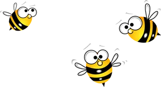 蜜蜂飞舞卡通