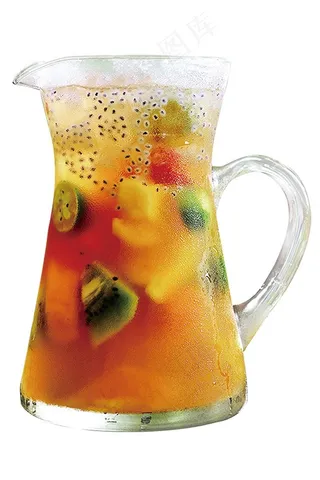 咖啡店菜单饮品图片热带水果茶（PNG免抠图）饮料图片