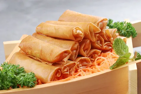 鲜虾泰式春卷   鲜虾泰式春卷