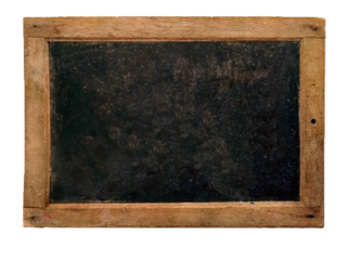 木质写字板黑色少儿兴趣班素材