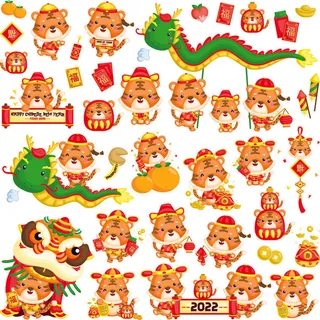 设计新年春节装饰素材