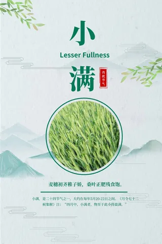 小满 小满营销海报