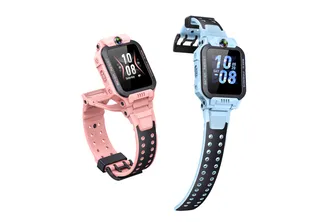 小天才儿童手表实物高清渲染大图蓝色-07免抠