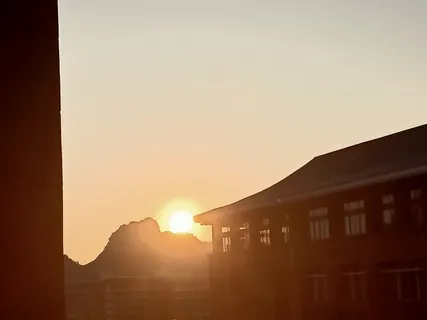 日落西山，西下