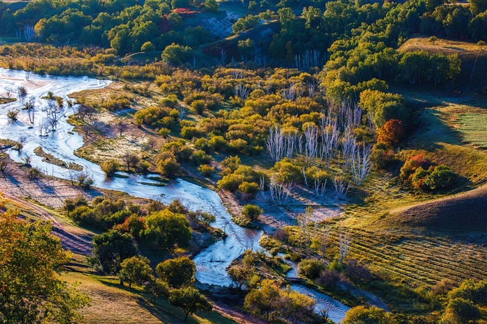 初秋坝上草原风景摄影大图