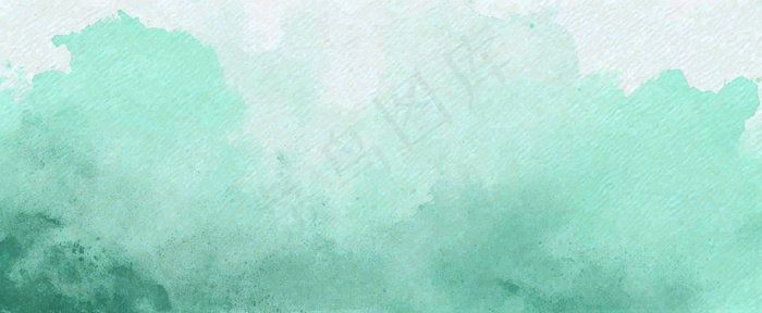 绿色水彩斑驳背景