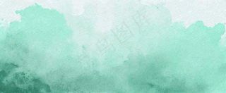 绿色水彩斑驳背景