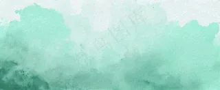 绿色水彩斑驳背景
