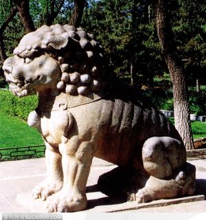 明十三陵-神兽狮子