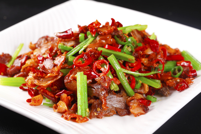 小炒猪骨肉 (7)