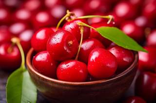 车厘子樱桃水果摄影图