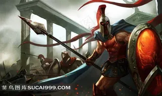 LOL英雄联盟 高清精美壁纸 战争之王 斯巴达 国服官方皮肤