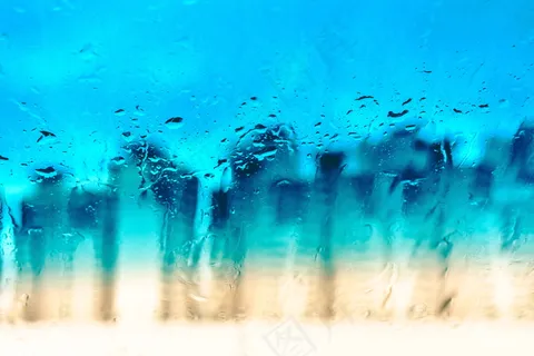 雨水玻璃图片