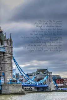 唯美天桥公园美景装饰画