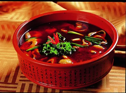 川菜湘菜高清菜谱 红油烧肥肠 川菜湘菜高清菜谱 红油烧肥肠