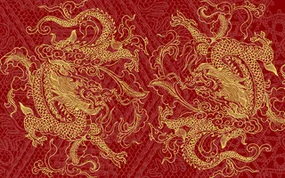 中国风古风国潮祥云旭日背景